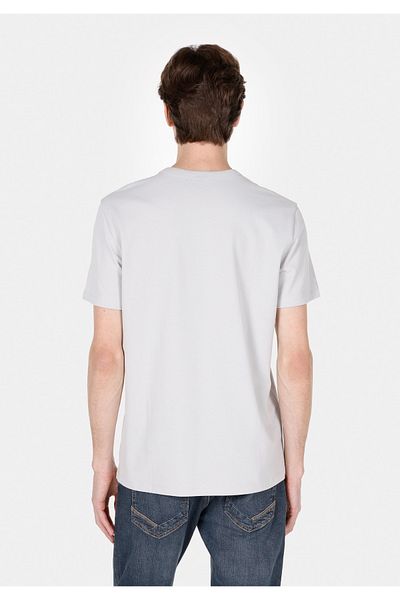 Colin's Regular Fit Round Neck Plain Men's Gray Short Sleeve T-Shirt