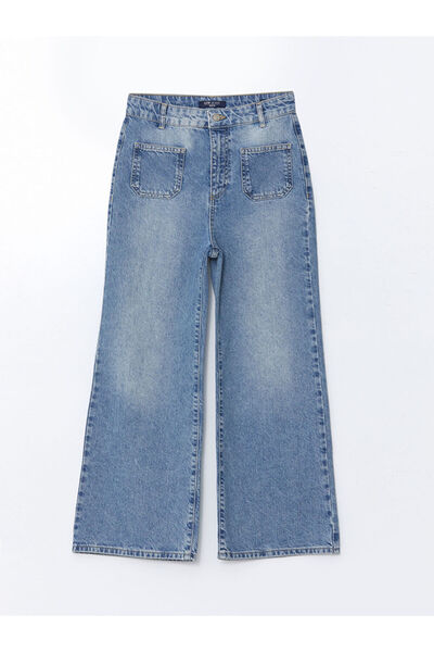 LC Waikiki بنطلون جينز نسائي من Wideleg