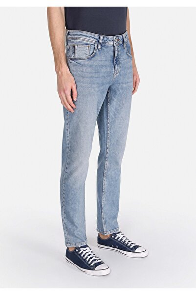 Colin's 044 Karl Straight Fit Düşük Bel Düz Paça Erkek Mavi Jean Pantolon