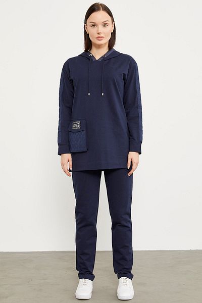 Sementa Σετ αθλητικής φόρμας Comfortable Fit Big Pocket - Navy Blue