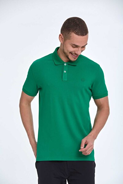 Voltaj Ανδρικό μπλουζάκι Green Walker Polo