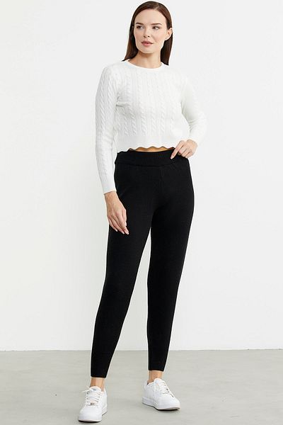 Sementa Jogger Knitwear Trousers - Black