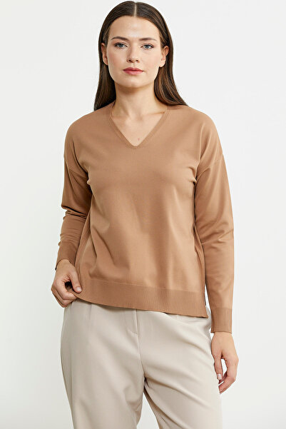 Sementa Πλεκτό πουλόβερ με λαιμόκοψη Kamel