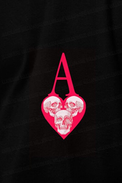 Millionaire Γυναικεία μαύρη κούπα As Skull Oversize Μπλουζάκι Loose Wide Fit Loose Cut