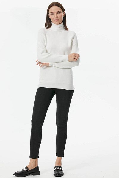 Sementa Full Fisherman Knitwear Sweater - Bone