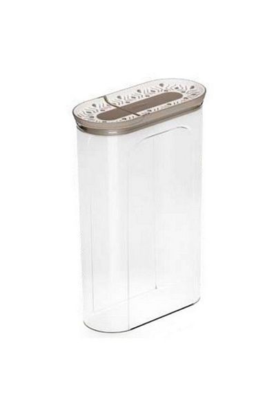 Stefanplast Tosca Plastic Cereal Jar with Airtight Lid 2.8 Liter