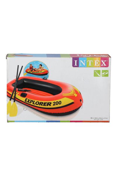 Intex PVC Inflatable Explorer 200 Boat with Paddle 185 x 94cm
