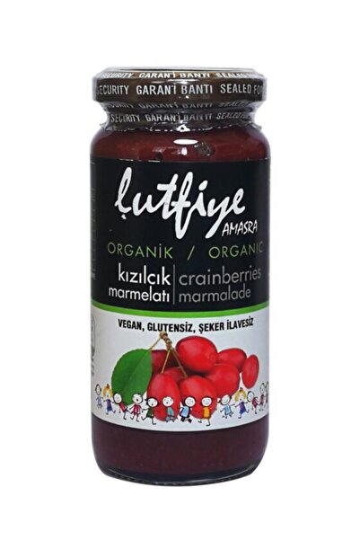 LUTFIYE Organik Lütfiye Amasra Kızılcık Marmelatı 280 Gr