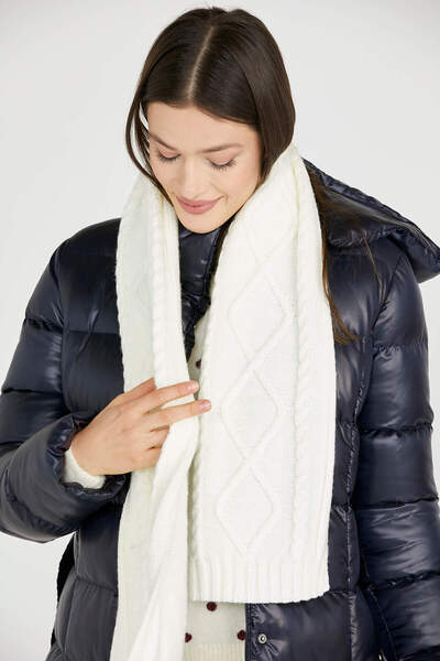 Sementa Knitted Scarf - Bone