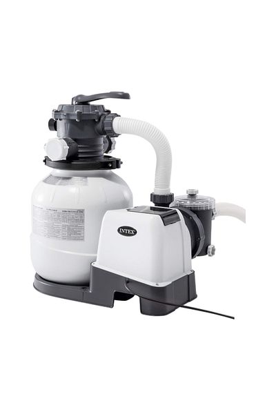 Intex 220-240V 1500GPH Krystal Clear Sand Filter Pump for Above-Ground Pools