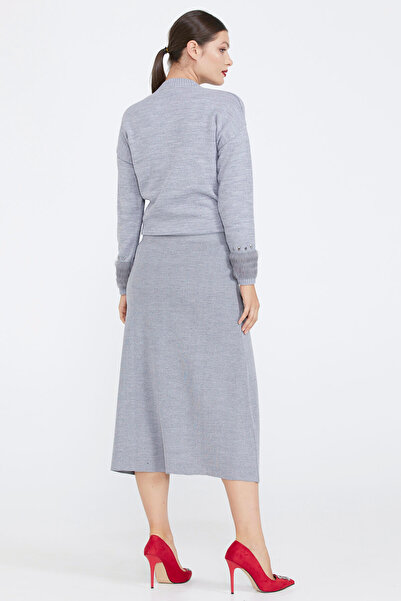 Sementa Жіноча трикотажна спідниця - сіра