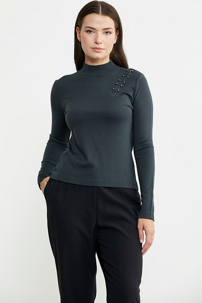 Sementa Pulover Tricotaj Antracit - Cu Accesorii pentru Umeri