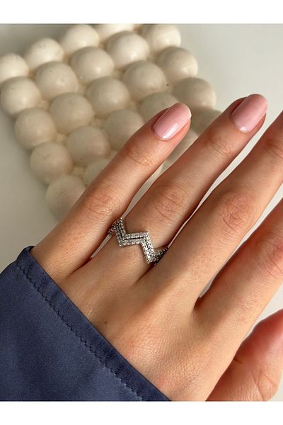 Ressia Double Zigzag Ring