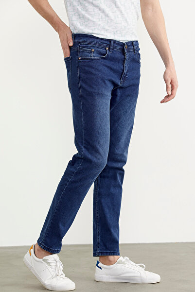 Sam Сині джинси Slim Fit - з ефектом потертості