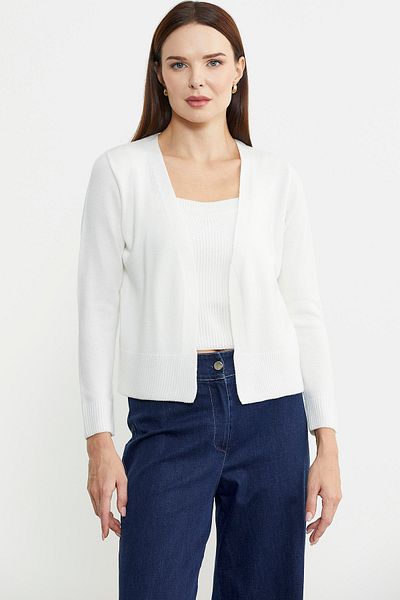 Sementa Strappy Knitwear Cardigan Set - Bone Color