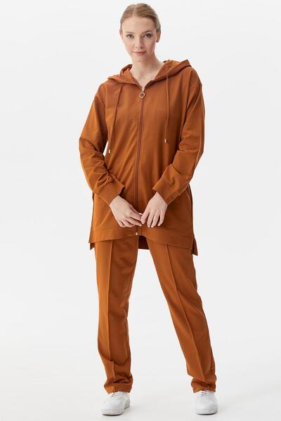 Sementa Анцуг туника за големи размери - Канела