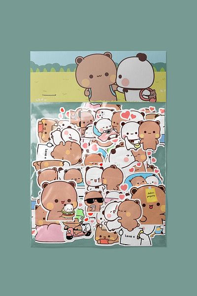 dadi ramba Bubu Sticker Pack with Dudu -Bullet Journal - Agenda - Planner - Notebook - Laptop Sticker Decal