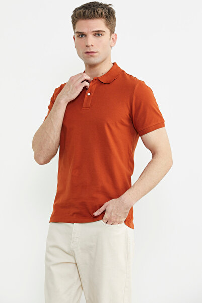 Sementa Κοντομάνικο T-Shirt - Πόλο γιακά με πλακάκια