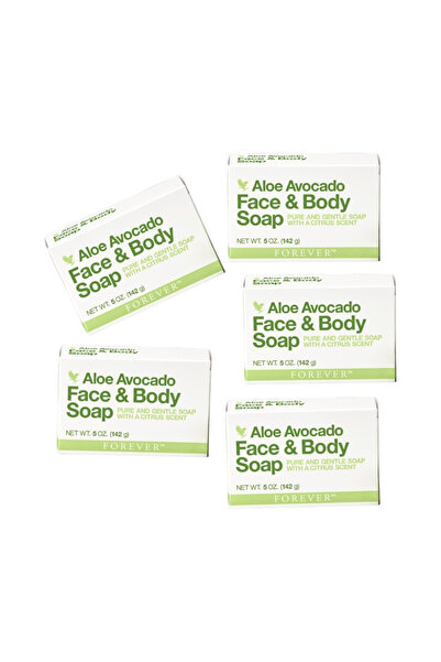 Forever Living صابون الأفوكادو للوجه والجسم × 5