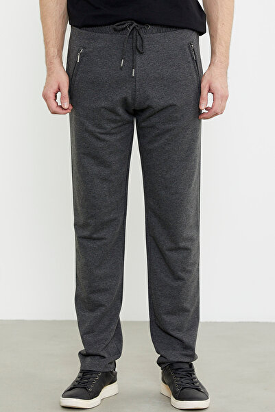 Sementa Спортивні штани з кишенями на блискавці - антрацит