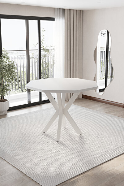 BY ORHAN GÜZEL MUTFAK MASASI YEMEK MASASI 4 KİŞİLİK WEGA MASA YUVARLAK