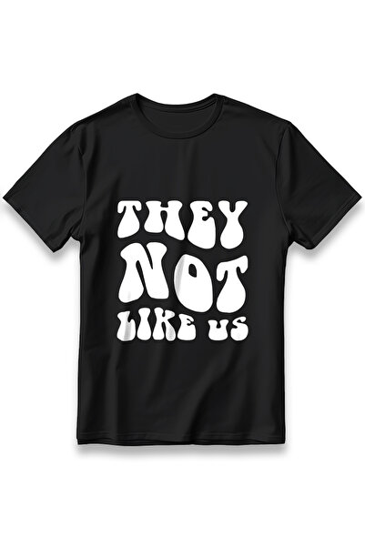 EZG Business Tricou cu imprimeu They Not Like Us, oversize, unisex, 100% bumb...