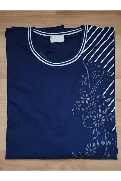 anne moda ankara Για Ειδικές Περιστάσεις, Ανώτερης Ποιότητας, Βισκόζη, Καλοκαιρινή Λύκρα Μπλούζα