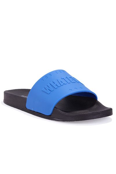 FLY SOFT S 263075   Papuci sport pentru bărbați ortopedici de zi cu zi albastru