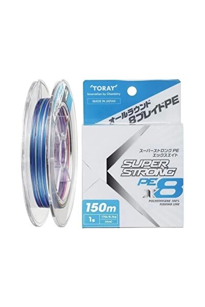 Toray SUPER STRONG PE X8 150m 17 LB 1 PE (F72Q) 8.1 kg 0.165 mm