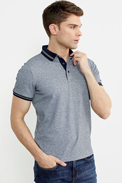 Sementa Футболка з коміром-поло в комбінованих кольорах