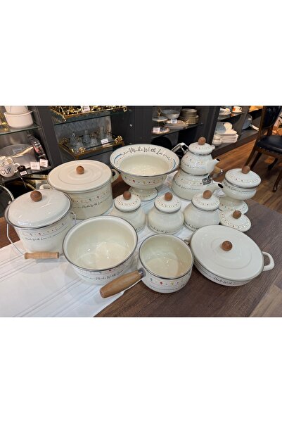 ACAR Made with Love Enamel 9 Piece Dowery Set