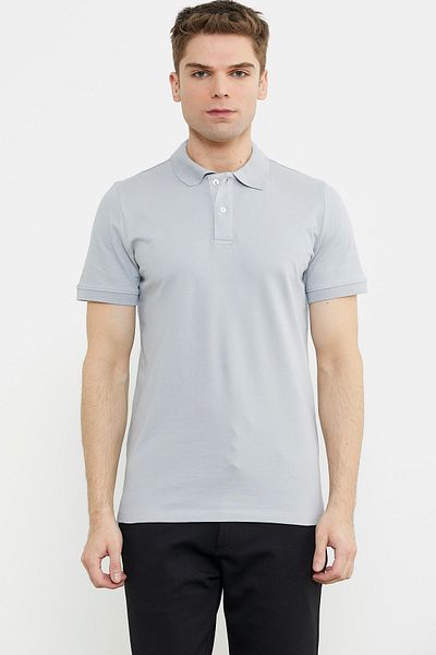 Sementa Γκρι λεπτομερές μπλουζάκι Polo Neck Rescue