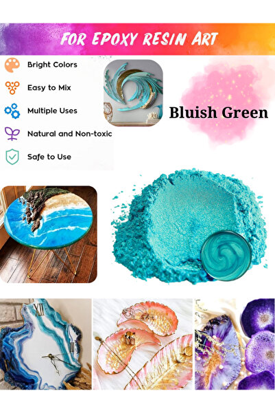 Sirius Hobi Epoksi Reçine Boyası Mica Powder İnci Sedefli Pigment İnci Tozu B...