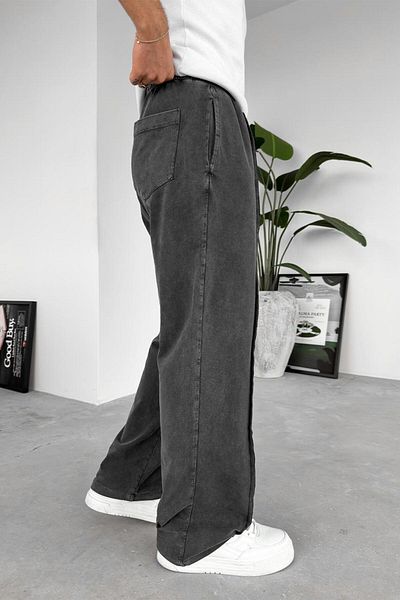 HAFKAGİYİM Acid Wash Basic Washed Baggy αθλητική φόρμα