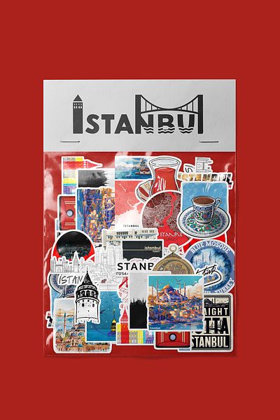 dadi ramba Istanbul Note Constantinople Sticker Pack - Agenda - Planner - Notebook - Laptop Sticker Decal
