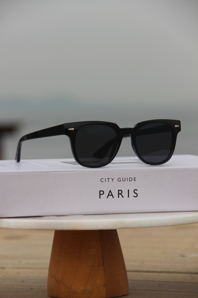 Mucemi Siyah Ultraviyole 400 Korumalı Cam Siyah Çerçeve Unisex Güneş Gözlüğü