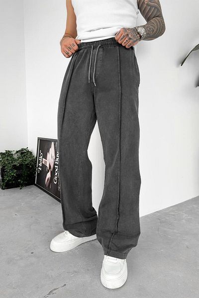 HAFKAGİYİM Acid Wash Basic Washed Baggy αθλητική φόρμα