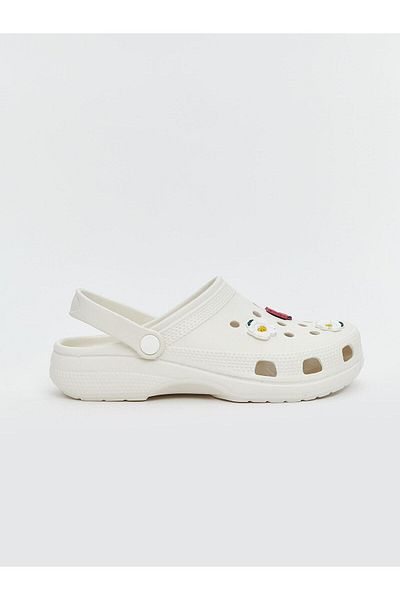 LC Waikiki Γυναικεία σανδάλια παραλίας LCW STEPS με φλοράλ στάμπα