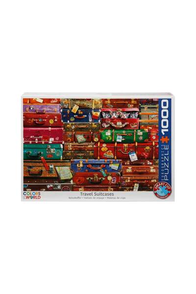 Genel Markalar 1000 Parça Puzzle : Travel Suitcases