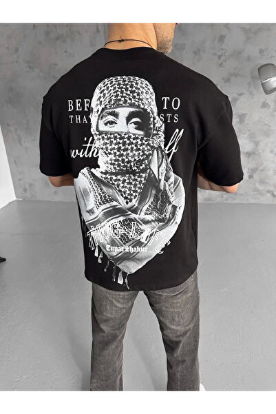 FREEDOM STOREE Velmora με τύπωμα oversized T-Shirt - Μαύρο -