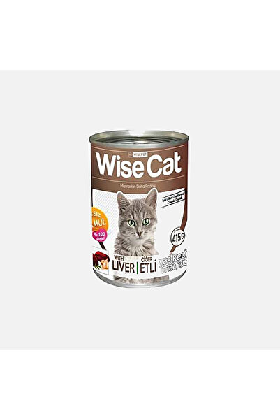 Bauhaus Wise Cat Ciğerli Konserve Kedi Maması 415gr