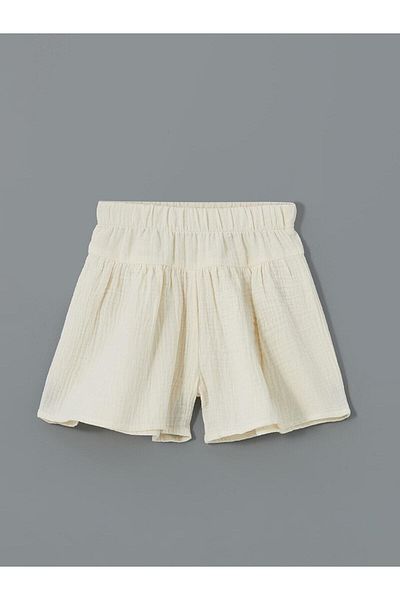 LC Waikiki Lcw Kids Elastic Waist Plain Girls Shorts