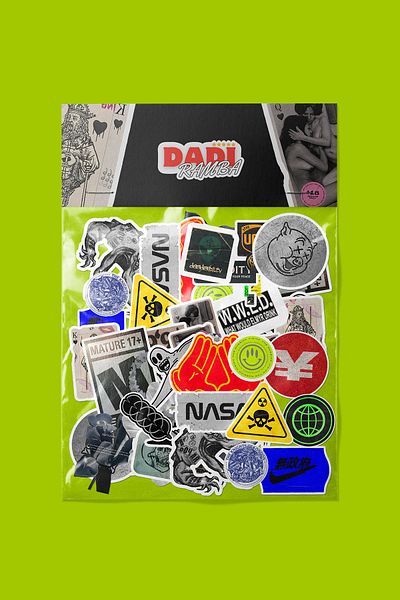 dadi ramba Cool Cool Sticker Pack-Bullet Journal - Agenda - Planner - Notebook - Laptop Sticker Decal
