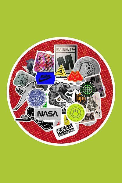 dadi ramba Cool Cool Sticker Pack-Bullet Journal - Agenda - Planner - Notebook - Laptop Sticker Decal