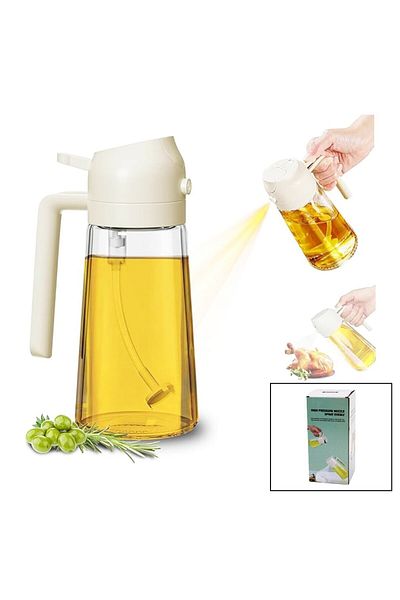Findit Oil Pot 2in1 - with Spray - with Spout - Locked Lid - Jug Model