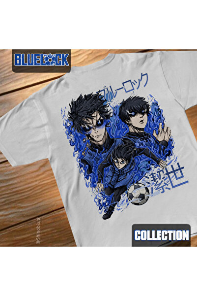 SHINOBIX Blue Lock Anime Yoichi Isagi Oversize T-Shirt