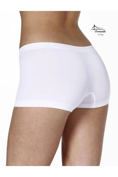 Fernanda New Season Non-Marking Low Waist Seamless Boxer Briefs Women's Short Firming Gathering