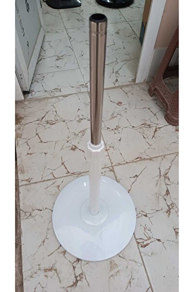 SERHAT DENİZ Beyaz Renk Vantilatör Ayağı Takımı Yerden Yükseklik 80 Cm Boru Ü...