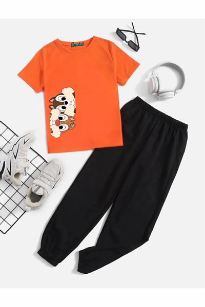 artı4 Printed Children's Tracksuit Set