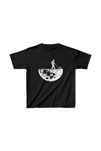 ERTAŞ TREND STORE Unisex Kids Printed T-Shirt - Black